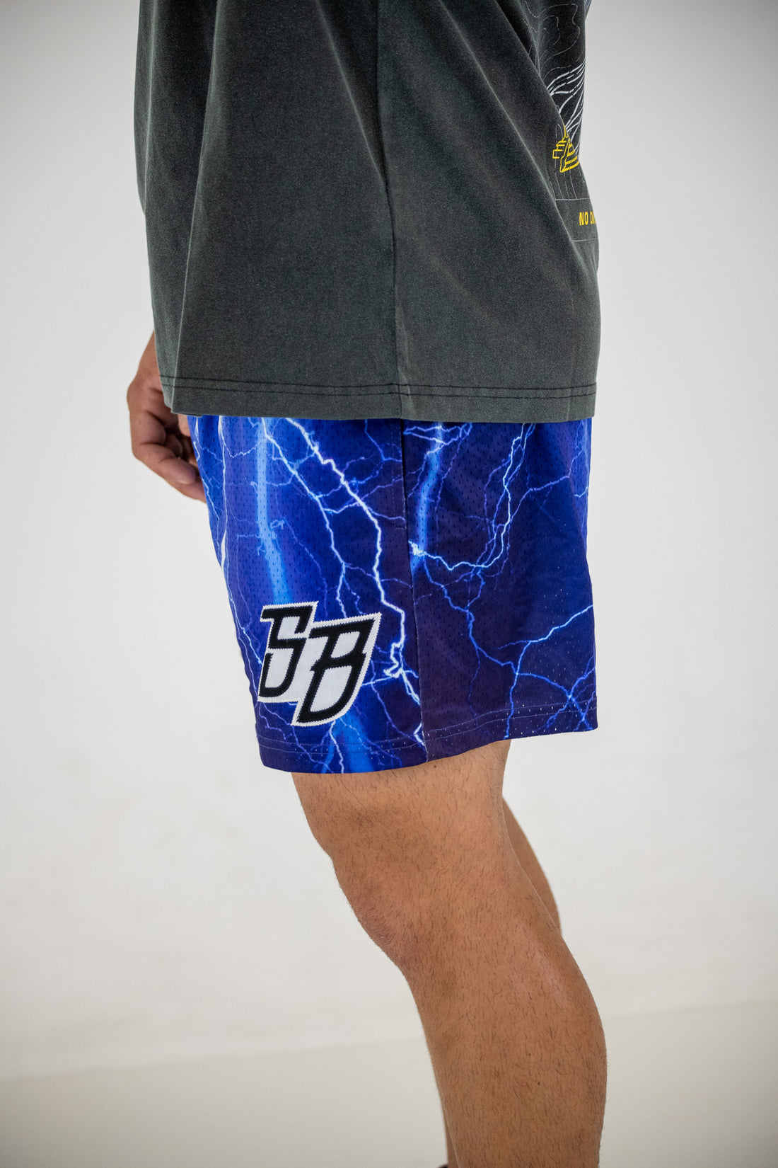 "SB" Mesh Shorts - Lightning