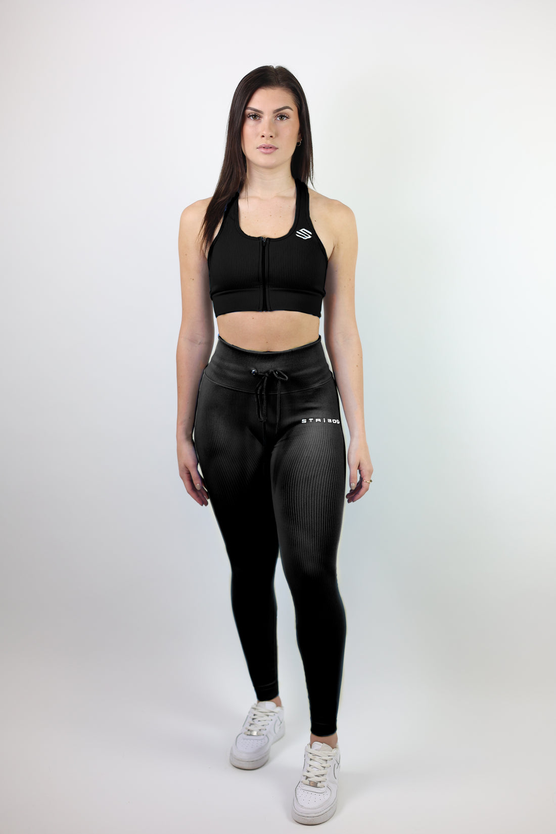 Ribbed Leggings - Black