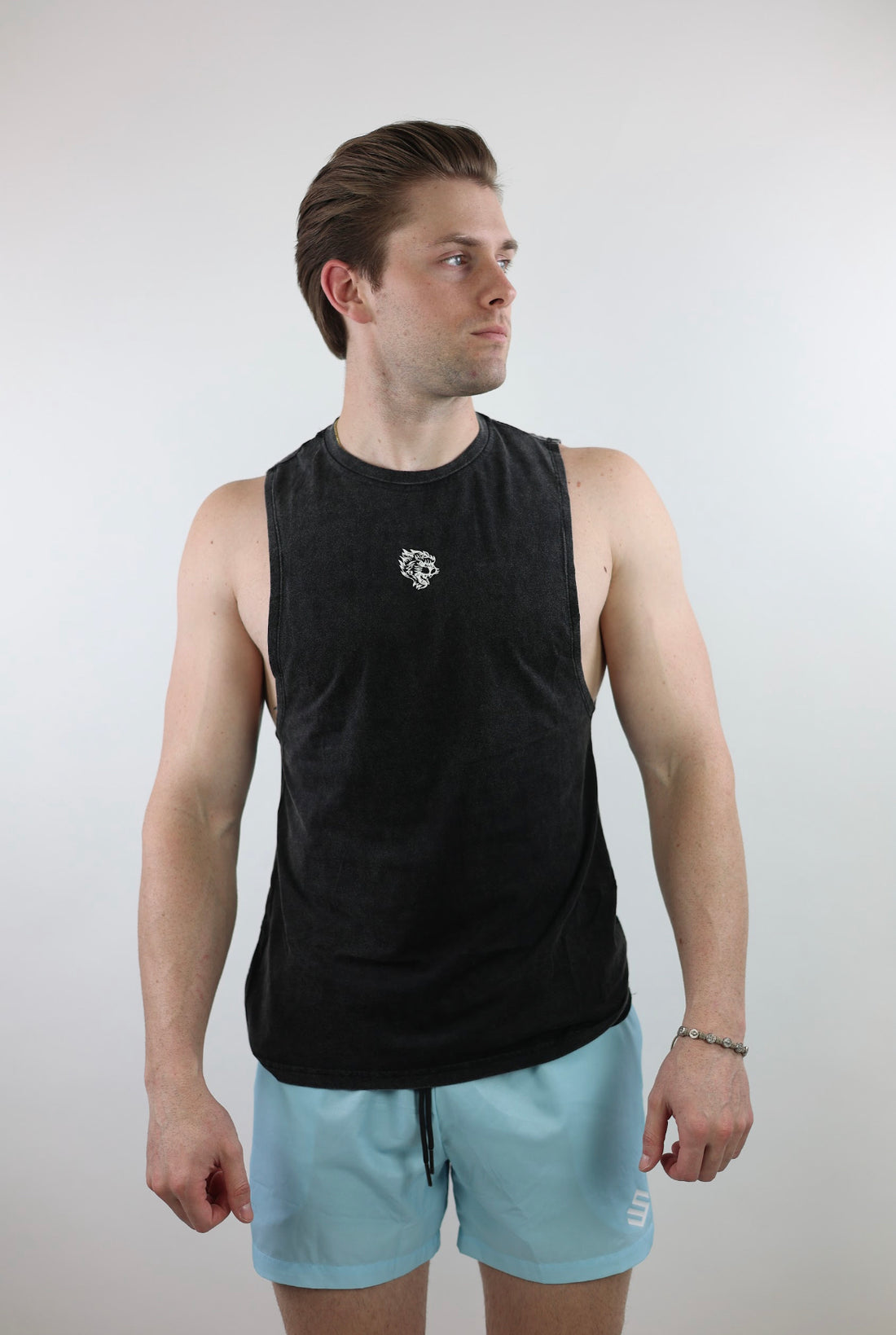 Cut Sleeve Tiger - Black
